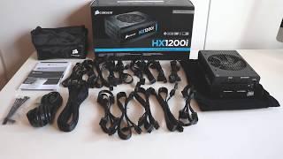 Corsair HX1200i Power Supply Unboxing - 1200 Watt Platinum Rated PSU