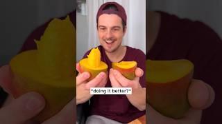 Do you know you can PEEL MANGO as Banana?Who did it better?️ | How to open mango | CHEFKOUDY