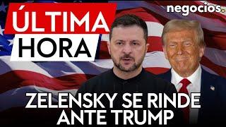 ÚLTIMA HORA | Zelensky se rinde ante Trump: la guerra terminará más rápido con su Gobierno