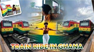 TRAVELING BY TRAIN IN GHANA  FOR THE FIRST TIME TRAIN RIDE FROM SEKONDI TO TAKORADI |GHANA RAILWAY