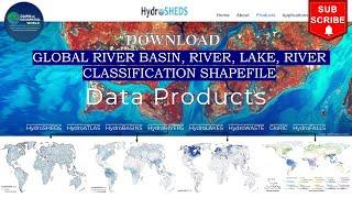 Download World River Basins, Lakes and Rivers Shapefile in Just a Few Clicks | Hydrology