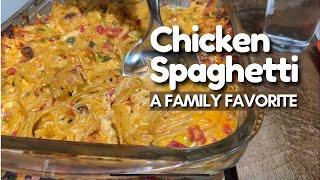 Cooking with Hannah Chicken Spaghetti Recipe