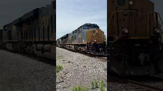 CSX M428 Manifest Mixed Freight Train from Sterling, Ohio 6/21/2025 #csx #train #railroad #shorts