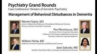 Management of Behavioral Disturbances in Dementia