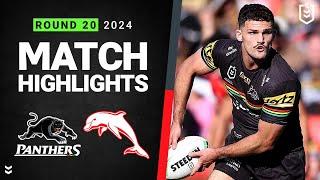 NRL 2024 | Panthers v Dolphins | Match Highlights