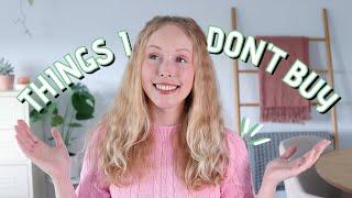 20 THINGS I DON'T BUY anymore (for my looks) | MINIMALISM & Simple Living