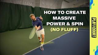 Tennis Forehand Technique: How To Create Power And Topspin Without Losing Control