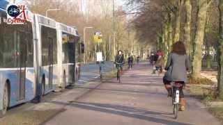 Cycling around a Dutch bus stop [283]