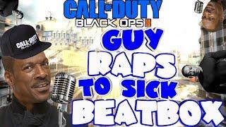 Funny Guy raps to SICK beatboxing on COD (BLACK OPS 2) Hilarious reactions