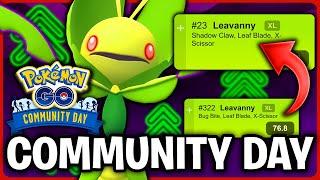 HUGE BUFF? *NEW* SEWADDLE COMMUNITY DAY ADDS SHADOW CLAW TO LEAVANNY FOR THE GO BATTLE LEAGUE