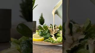 Easy Vegan Caesar Salad Dressing #vegancaesarsalad #veganrecipes