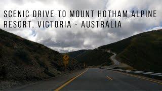 Scenic Drive to Mount Hotham Alpine Resort in Victoria Australia