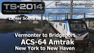 Vermonter To Bridgeport - Career Scenario - Train Simulator 2014