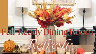 Elevate Your Dining Room for Fall: Cozy Accents & Simple Changes with Stylish Seasonal Touches