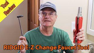 RIDGID E-Z Change Faucet Tool Review, How to make changing a faucet easier.