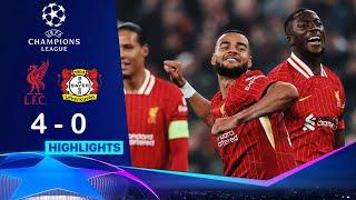 Liverpool vs Bayer Leverkusen 4-0 HIGHLIGHTS | Champions League 24/25