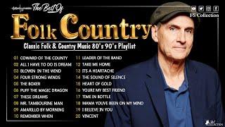 Folk & Country Songs Collection  Classic Folk Songs 60's 70's 80's Playlist