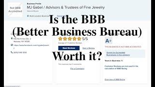 Is the Better Business Bureau (The BBB)Worth it? If you're considering the BBB, watch this first.