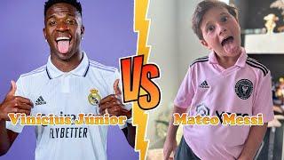 Vinícius Júnior VS Mateo Messi (Messi's Sons) Transformation  From Baby To 2024