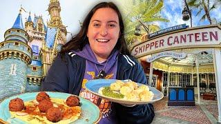 THE BEST RESTAURANT IN MAGIC KINGDOM? Skipper Canteen Review | Disney World