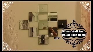 DIY: Mirror Wall Art  ~  Dollar Tree Mirrors Home Decor