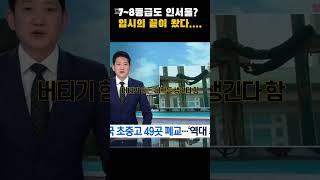 7~8등급도 인서울? 입시의 끝이 왔다