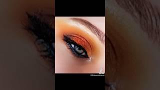 Warm Orange Eye Tutorial Foe Blue/Hooded Eyes