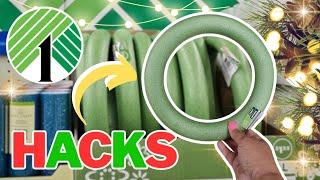 GENIUS  Dollar Tree DIY Crafts Using Foam Rings | Christmas DIY Crafts