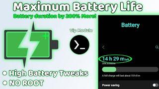 Unlock Extreme Battery LifeBoost Duration by 200% Without Root!