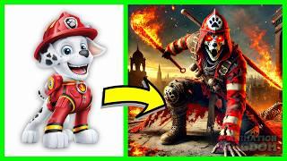 Paw Patrol as Zombie Assassins: Dark Creed Unleashed | Ai Animation Kingdom 2