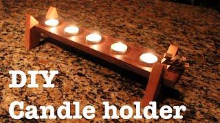 Simple DIY candle holder