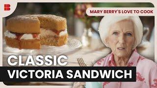 Victoria Sandwich Cake Recipe Made Simple | Mary Berry's Love to Cook