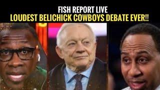 #DallasCowboys Fish Live: the LOUDEST Belichick / Jerry Argument EVER!