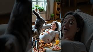 Funny kitten moment  #meow #cat #funny #video #viral