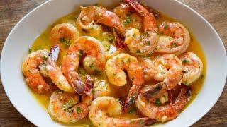 Garlic Butter Shrimp Recipe (Buttered Shrimp)