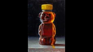 Honey Bear time lapse oil painting demo.