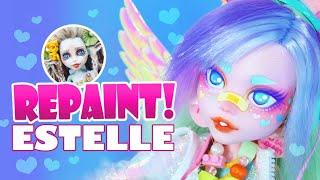 Repaint! Estelle the Pastel Rainbow Art Doll - H ALI Crafts Collaboration