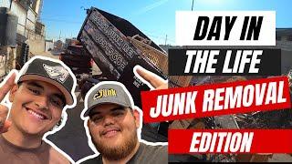 DAY IN THE LIFE Junk Removal Edition *Full Day* (Junk Removal For Beginners)