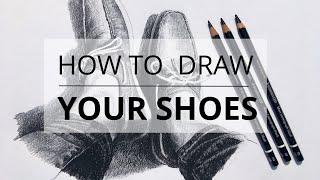 Drawing Lesson: How to Use the Envelope Method to Draw Your Shoes