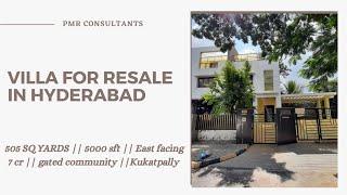 4BHK VILLA FOR SALE IN KUKATPALLY HYDERABAD || GATED COMMUNITY || INDU FORTUNE FIELDS ||