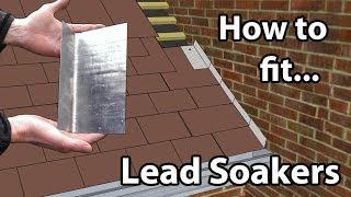 How to fit Lead Soakers - Lead soakers for a Wall or Chimney stacks