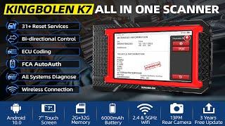 KINGBOLEN K7 OBD2 Scanner Review | 2024 Bidirectional Scan Tool |