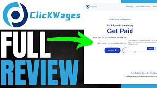 Clickwages.com Review: It Is Legit Or Scam? (FULL REVIEW 2025)