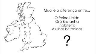 A diferença entre Reino Unido, Grã Bretanha, Inglaterra, as ilhas britânicas