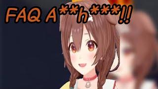 놀라면 반사적으로 튀어나오는 개이모【홀로라이브/이누가미 코로네】