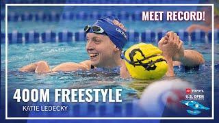 Katie Ledecky & Summer McIntosh Dash to Finish in Women's 400M Freestyle | 2022 Toyota U.S. Open