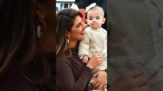 Priyanka Chopra and Nick Jonas with daughter Malti Marie  #shortsvideo #bollywood