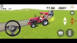 MAHINDRA TRACTOR MATTI LODING TOCHAN TRACTOR 3DX JCB INDIA GAME VIDEO #youtubevideo