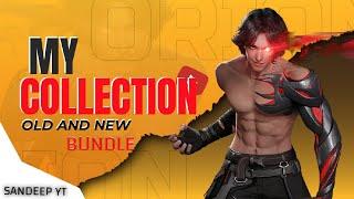 my. free fire  collection old new bundle subscribe 