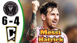 Messi Back Crazy Hat-Trick  Inter Miami vs Columbus Crew 6-4 - All Goals & Highlights - 2025